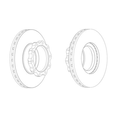BRAKE DISC 22,5